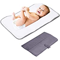 Los mejores  - Lekebaby Portátil Cambiador Plegable- Cambiador Portátil de Pañales para Bebé- Kit Cambiador de Viaje- Gris
